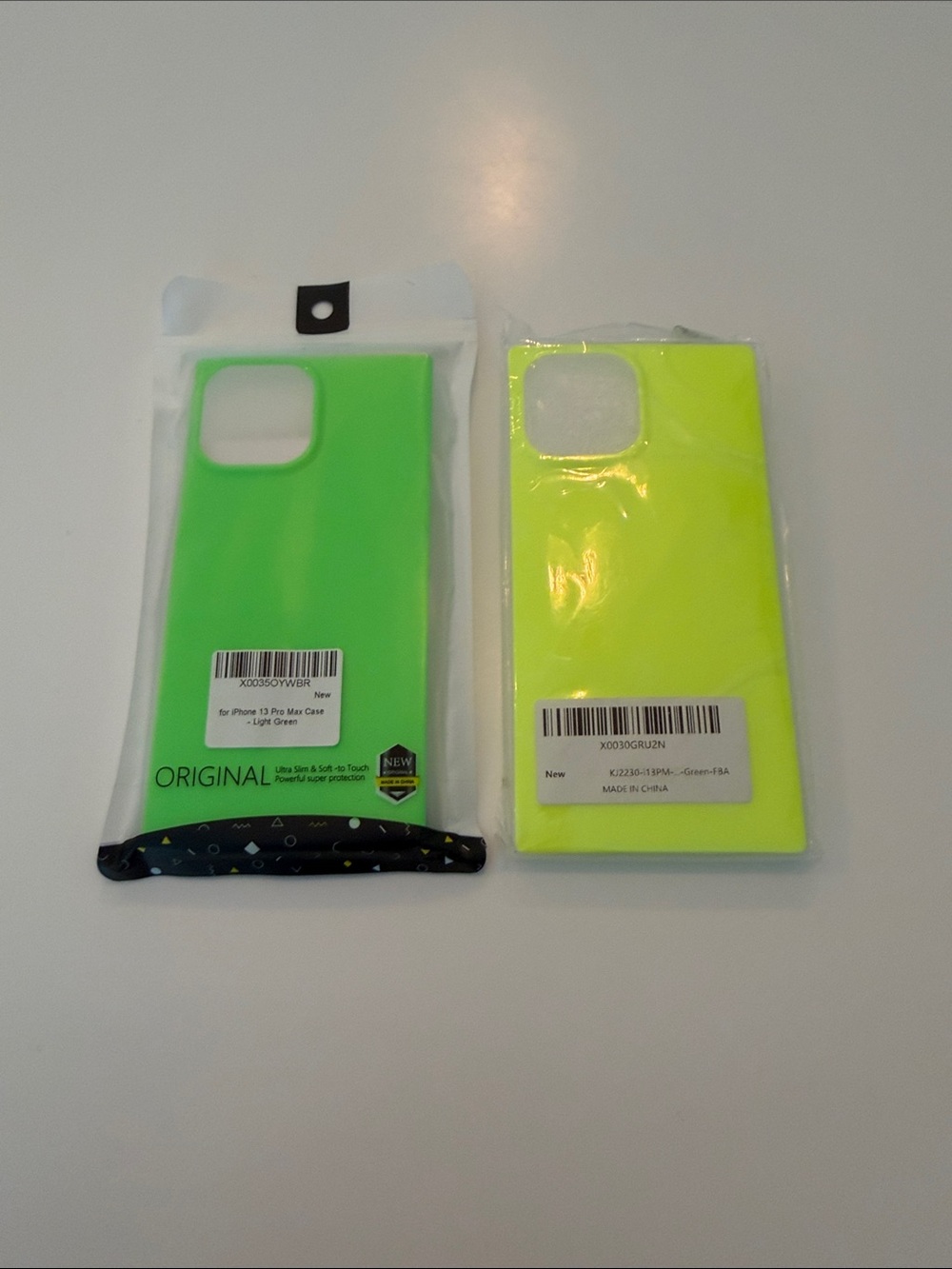 ✨Two!!✨Neon Green Silicone iPhone Case - Compatible with iPhone 13 Pro Max
